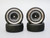 1/10 STREET Wheels 6MM Offset BLACK Mesh W/ Chrome LIP *4pcs*