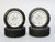 RC Car 1/10 Rally WRC Wheels Tires Package SILVER 3MM *4 pcs*
