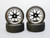 1/10 STREET Wheels 6MM Offset BLACK Web W/ Chrome LIP *4pcs*