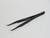 High Precision Metal TWEEZERS Tools 2 PIECES Set - BLACK -