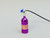 1/10 Scale Metal NITROUS NOS Bottle w/ MOUNT + LINE - PURPLE -