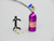 1/10 Scale Metal NITROUS NOS Bottle w/ MOUNT + LINE - PURPLE -