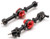 Orlandoo RC 1/32 Micro METAL AXLES Front + Rear 60mm BLACK (4PCS) - MA2-600