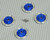 1/10 Aluminum SCALE DISK ROTORS Scale Accessories (4) Pcs Set BLUE