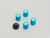 Rc Center Lock Nut METAL WHEEL CAPS M4 Lug Nut W/ Tool (4PCS) BLUE