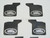 Traxxas TRX-4 Land Rover Defender MUD FLAPS Front + Rear w/ Bracket (8)pcs