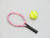 RC 1/8 Scale Accessories TENNIS Racket + Ball -PINK-
