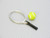 RC 1/8 Scale Accessories TENNIS Racket + Ball -SILVER-