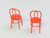 RC 1/12 Scale Accessories CHAIRS Metal (2) Black