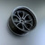 Tetsujin DEEP SPIDER Car Wheels INSERTS Disk Adjustable Offset - CHROME BLACK - (4 pcs ) TT-8020