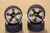 1/10 RC Car Wheels Package BLACK 5 Star Burst (4pcs)