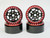 1/10 Metal Truck Wheels 1.9 Beadlock Rims G1 W/ 120MM Swamper Tires  BLACK/RED