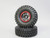 1/10 Metal Truck Wheels 1.9 Beadlock Rims G1 W/ 115MM Off-Road Tires  GUN/BLACK