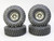 1/10 Metal Truck Wheels 1.9 Beadlock Rims G1 W/ 115MM Off-Road Tires  GUN/BLACK