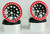 1/10 Metal Truck Wheels 1.9 Beadlock Rims V2 W/ 115mm Grabber Tire  GUN + BLACK