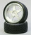 Kawada 1/10 Car Wheels 5 STAR PLATED W/ DRIFT TIRES Set (2PCS) #TU45D3