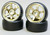 Fly Wheels RC 1/10 Large 2.2 METAL WHEELS 56mm + DRIFT Tire - SILVER - 5 Star