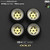 1/64 Metal WHEELS RIMS TIRES SET For Diecast Models -SSR XR-4 GOLD- BC64061