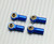 M3 Metal Rod End Links 20MM X 5MM - BLUE - (4PCS)