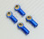 M3 Metal Rod End Links 20MM X 5MM - BLUE - (4PCS)