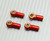 M3 Metal Rod End Links 20MM X 5MM - RED - (4PCS)