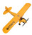 RC Piper J3 CUB Micro RC Airplane  W/ Gyro 2.4ghz  RTF 26" 