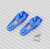 RC Servo HORN 25T Aluminum Low Profile (2 HORNS) - BLUE -