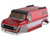 1/10 RC Car Body MAD VAN Body Set *RED* #FAB503RD