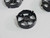 Tetsujin MANDARIN RC Car 1/10 Wheels Adjustable Offset 3-6-9mm -MATTE BLACK - (4 pcs)