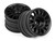 HPI WR8 Rally WRC WHEELS Black 48x33mm (2PCS) #107970