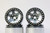 RC Truck Rims 1.9 Metal BEADLOCK 6 STAR Wheels  W/ 120mm PB Tires (4pcs) -BLACK- Medium