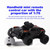 RC 1/76 Micro TRUCK POLICE Off-Road w/ LED Lights -BLACK-