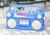 RC 1/10 Scale RADIO BOOMBOX Retro -BLUE-
