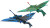 RC Avatar BANSHEE Flying Dragon Deluxe W/ Flapping Wings 2.4GHZ RTF -BLUE-