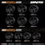 1/64 Plastic WHEELS RIMS TIRES For Die Cast Models -ADVAN GT-02S -BLACK- 