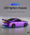 RC 1/76 Micro Car MITSUBISHI ECLIPSE w/ LED Lights -PURPLE-