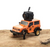 RC 1/64 Micro JEEP WRANGLER 4x4 w/ LED w/Camera+ FPV Goggles RTR -ORANGE-