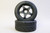 1/8 WHEELS & TIRES Street Tread 5 SPOKE (4PC) -BLACK -