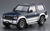 Aoshima 1/24 1991 Mitsubishi PAJERO Metal Top Wide Plastic Model Kit