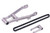 For 1/4 Losi Promoto Bike EXTENDED REAR SWING ARM Upgrade #MX3057 -SILVER-