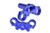 For 1/4 Losi Promoto Bike Front FORKS CLAMPS SET Metal Upgrade #MX028 -BLUE -