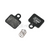 For 1/4 Losi Promoto Bike FRONT BRAKE PAD (2PCS) Metal Upgrade #MX035/SPN -BLACK-