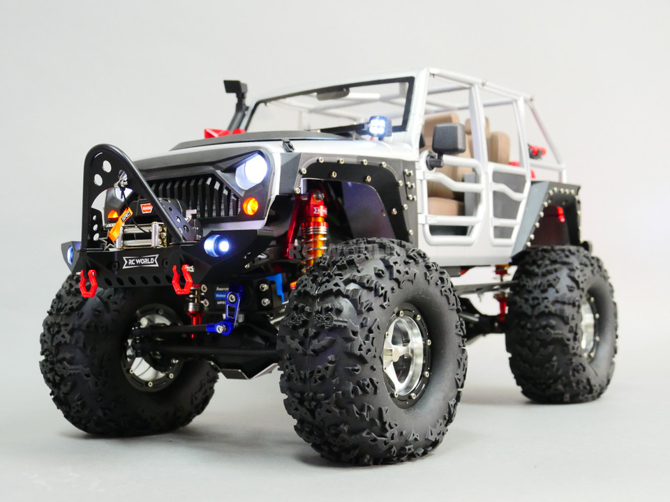 Custom RC Jeep Wrangler 2.2 Rock Crawler 8.4v Single Speed RTR
