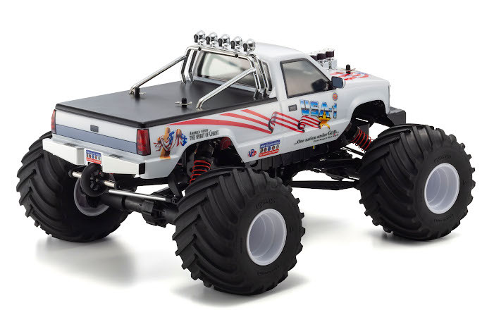 Kyosho 1/8 RC Truck Body USA1 Monster Truck Shell CLEAR mab074
