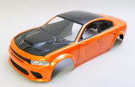 RC 1/10 Car Body DODGE CHARGER SRT *FINISHED* -ORANGE-