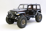 RC 1/10 JEEP WRANGLER Rubicon 4 Door Truck 4x4 RTR -BLACK-