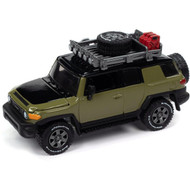 Johnny Lightning 1/64 Die Cast 2007 TOYOTA FJ CRUISER 4X4 -GREEN-