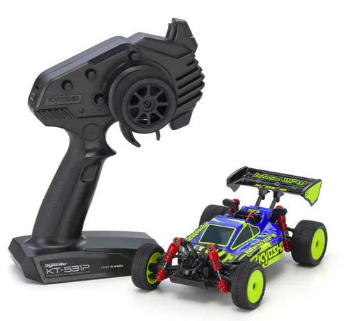 【本日限定最終特価】MINI-Z BUGGY INFERNO MP9 Kyosho RC Mini Z Buggy INFERNO MP9 4WD -RTR- BLUE/YELLOW