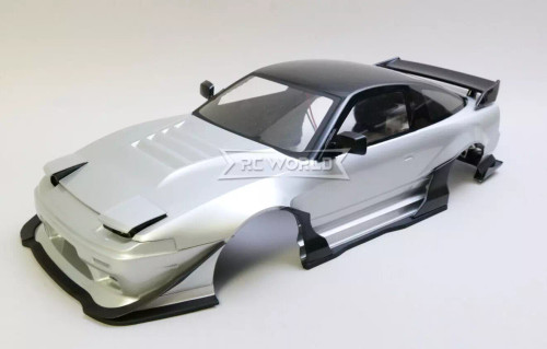 ReveD Nissan 180SX Wisteria Clear Body Set For 1/10 RC Drift