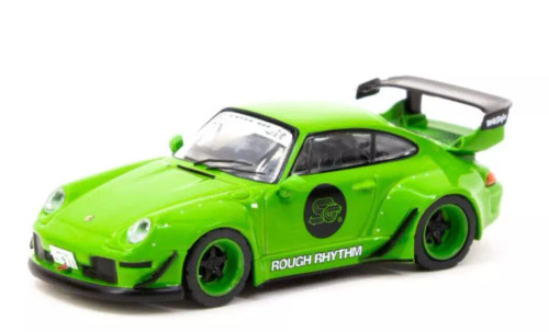 2点BB01、ラクレームユー Tarmac 1/64 PORSCHE 933 Rough Rhythm Student Driver -GREEN-